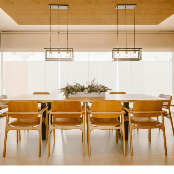 Contemporary Warmth Dining Table Set